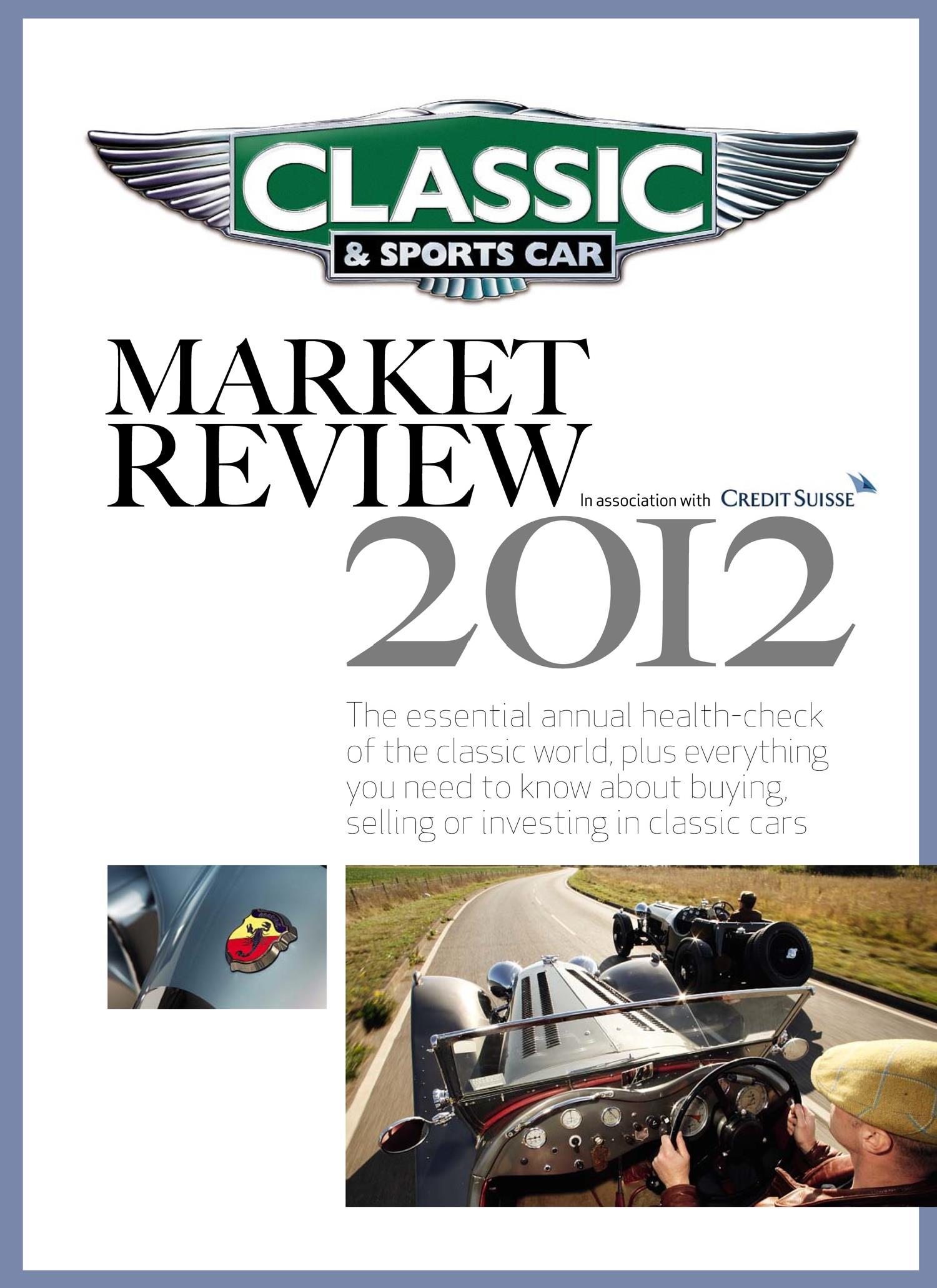 Журнал Market review 2012(from the publishers of Classic Sports cars)